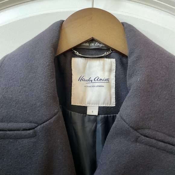 Hardy Amies Men’s Wool Peacoat - Picture 2 of 6
